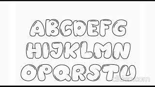 Bubble Letters Font Free Download [upl. by Jamal]