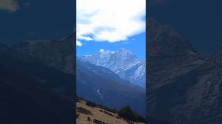 Mountain View from Syangboche Everest everest himalayas [upl. by Ysle]