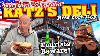 KATZS DELI New York City OVERPRICED amp OVERRATED [upl. by Neelsaj]