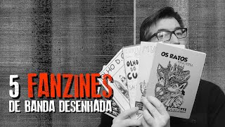 FANZINES 5 FANZINES DE BANDA DESENHADA [upl. by Ydnec]