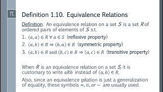 Abstract Algebra 2  Equivalence Relations to Functions Mappings [upl. by Lednor517]