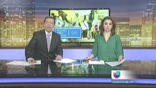 WGBO  Univision Chicago 10PM News 8113 [upl. by Airdnua]