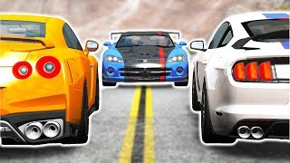 High Speed Traffic Crashes 3  BeamNG drive [upl. by Oileduab]