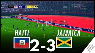 HAITI vs JAMAICA 23 MATCH HIGHLIGHTS • Video Game Simulation amp Recreation [upl. by Suriaj]