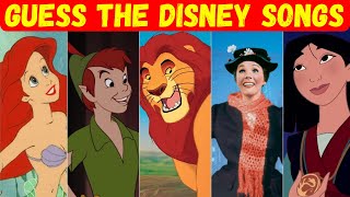 Guess the 30 Disney Songs in this Music Quiz [upl. by Elok]