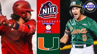 NJIT vs Miami Highlights EXCITING GAME  2024 College Baseball Highlights [upl. by Lexy]