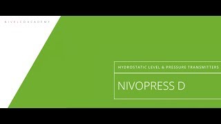 NIVOPRESS D – Hydrostatic level and pressure transmitters NIVELCO Academy [upl. by Bull]