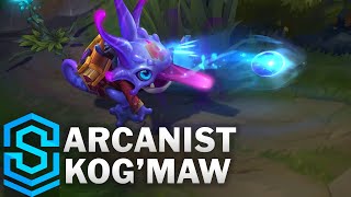 Arcanist KogMaw Skin Spotlight  League of Legends [upl. by Ettedanreb]