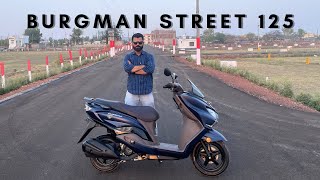 2024 Suzuki Burgman Street 125 Ride Connect  Detailed Review  Motorxone [upl. by Archangel]