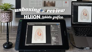 UNBOXING  REVIEW de HUION Kamvas 12  Tableta gráfica [upl. by Ebag]