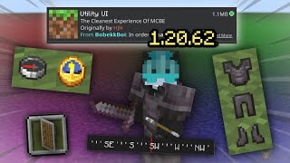 MCPE PVP Client Utility UI Resource Pack for 12062  MCBE Pack That Overall Makes Gameplay Better [upl. by Ev]