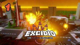 01 quotChaos and Destructionquot  Excidio The Kaiju Simulator Early Access [upl. by Grenier179]