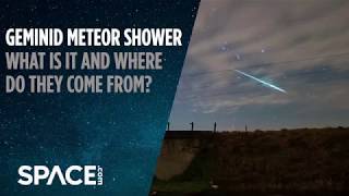 Geminid Meteor Shower  What is It Where Do They Come From [upl. by Kimberli]