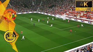 Manchester United vs FK Bodo  4K PES 2025 Realistic Ultra Graphic  UEFA EUROPA League [upl. by Phonsa]