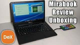 Mirabook Lapdock UNBOXING and TEST with Samsung DEX [upl. by Had136]