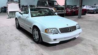 1995 SL500 soft top operation and walkaround [upl. by Cicily]