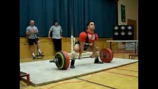 Greg quotMutantquot Doucette 705lbs 90kg class National record deadlift IPF cpu [upl. by Gallager]