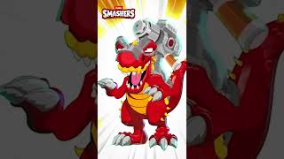 SMASHERS Awesome Dinosaur Power UP Moments  Zuru  Smashers World  Animated shorts dinoisland [upl. by Cohlette]