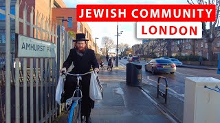 Hasidic Jewish Community in London  Europes Largest Jewish Community  Walking Tour 4K [upl. by Llewop439]