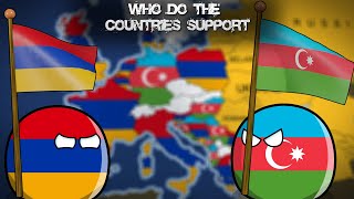 WHO DO THE COUNTRIES SUPPORT Armenia or Azerbaijan Alternative Mapping P5 [upl. by Olimpia]