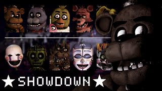 FNaF 1 Super Custom Night  SHOWDOWN [upl. by Silvers]