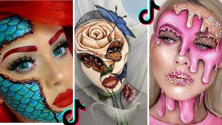 Crazy TikTok Makeup Art series 🎨✏️ [upl. by Ettolrahc]