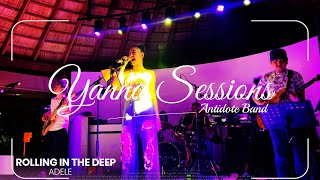 Adele  ROLLING IN THE DEEP  Live stage cover by Antidote band  YannaSessions [upl. by Nadabus]