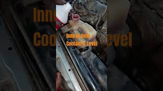 How to change coolant Toyota InnovaInnova radiator water filling faruquebhairf [upl. by Larry16]