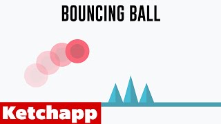 BOUNCING BALL by Ketchapp Review  OneTap Basketball  iOS App Gameplay Android iPhone iPad [upl. by Fredra]