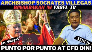 HALA Archbishop Socrates Villegas binanatan ni ESSEL TV pati mga CFD at PPP abangan ang sagot LIVE [upl. by Deyes380]