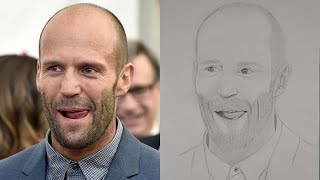 Jason Statham Portrait Drawing Ways to draw great portraits with their secrets jasonstatham jason [upl. by Yekciv]