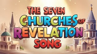 Learning the Seven Churches of Revelation Song for Kids  Bible Song [upl. by Tichon616]