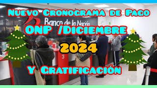 Nuevo cronograma de pagoONPdiciembre2024ley 19990pensionistasjubilacion☑️ [upl. by Aihseuqal]