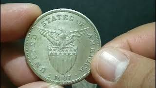 Auction 5  1907 at 1908 One Peso Coin [upl. by Marrilee]