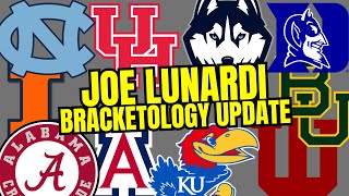 Reacting to Joe Lunardis Updated Bracketology  College Basketball 202425 [upl. by Edmanda18]