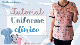 Cómo hacer un UNIFORME CLÍNICOQUIRÚRGICO ♥ [upl. by Teodoro675]