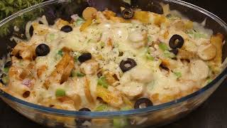 Loaded Fries Recipe  Pizza Fries [upl. by Leahkim]