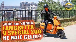 5000 km Sonra Lambretta V Special 200 Ne Hale Geldi [upl. by Annawyt676]