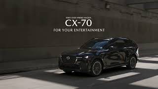 FirstEver AllHybrid Mazda CX70 – For Your Entertainment [upl. by Edik]