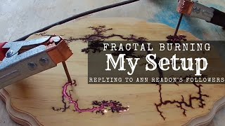 Safer Fractal Wood Burning Lichtenberg Setup [upl. by Karyl]