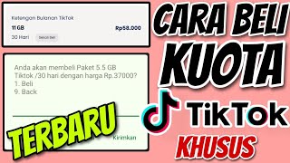 Cara Beli Kuota Tiktok Telkomsel Khusus Terbaru Juni 2023 [upl. by Dahij460]