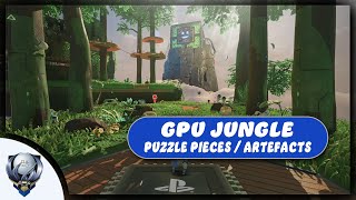 Astros Playroom  All Puzzle Pieces and Artefacts in GPU Jungle [upl. by Nnylyaj]