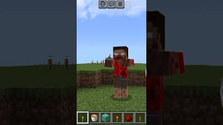 Minecraft red Steve herobrine spawner shorts minecraft herobrine [upl. by Yalc]