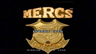 Mercs 1990 Capcom Mame Retro Arcade Games [upl. by Oknuj]