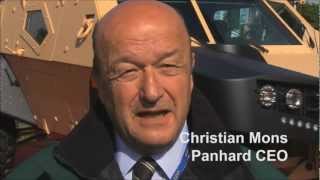 Christian Mons on Panhard CRAB amp SPHINX Eurosatory 2012 [upl. by Joana556]