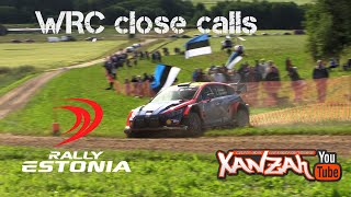 WRC Estonia 2022 Kanepi Close Calls [upl. by Neeli859]