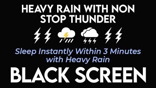 99 of You Will Sleep in 3 Minutes  Relaxing Rainfall Sounds for a Restful Night  BLACK SCREEN [upl. by Odella604]