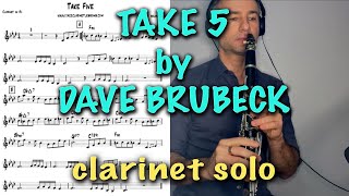 Take Five by the Dave Brubeck Quartet clarinet solo [upl. by Ahsinot]