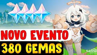 380 GEMAS GRÁTIS NO NOVO EVENTO MERCADORIAS MARAVILHOSAS GUIA COMPLETO GENSHIN IMPACT [upl. by Wolfgang]