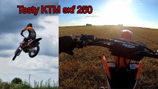 Testuję mojego nowego KTMa sxf 250 I KTM sxf 250 full gas [upl. by Oloap]